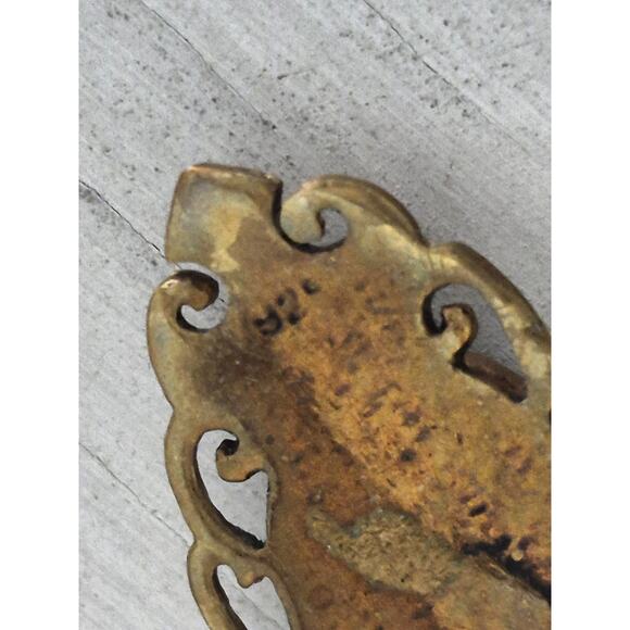 Vintage Sterling Silver Lapis Lazuli Dangle Earrings - Picture 5 of 7